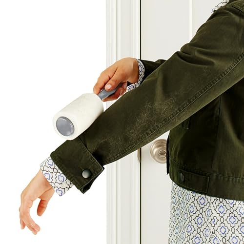 Scotch-Brite Lint Roller, 100 Sheets (Single Roller) – Sticky Lint Remover for Pet Hair, Dust & Lint on Clothes & Furniture - size: 1 Roller (100 Sheets)