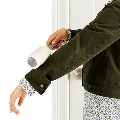 Scotch-Brite Lint Roller, 100 Sheets (Single Roller) – Sticky Lint Remover for Pet Hair, Dust & Lint on Clothes & Furniture - size: 1 Roller (100 Sheets)