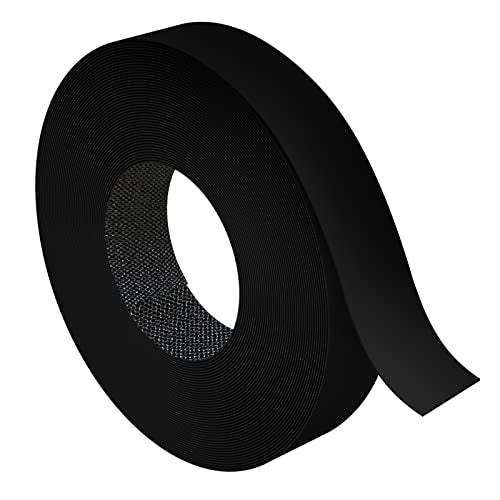 Melamine Edge Banding, 3/4 inch x 25ft roll of Veneer Black Edge Banding Pre-glued, Real Wood Tape for Cabinet Repair & Furniture Restoration
