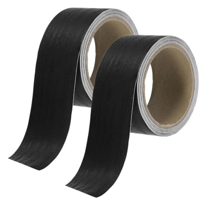 uxcell 2Pcs 2" x 33 ft PVC Edge Banding Tape, Black - color: Black, size: 2" x 33 ft