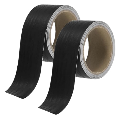 uxcell 2Pcs 2" x 33 ft PVC Edge Banding Tape, Black - color: Black, size: 2" x 33 ft