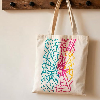 TIAMECH A4 Reusable Abstract Splatter Texture Stencil for Painting - color: Abstract Splatter Texture