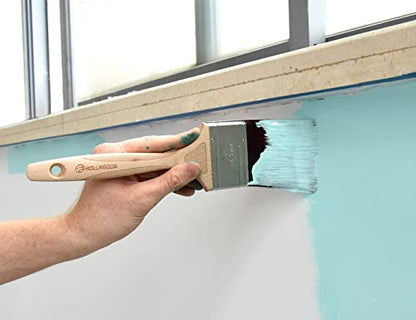 ROLLINGDOG 3pcs Paint Brush Set for Wall & Trim (1", 2", 3") - color: 3pc Multi Size