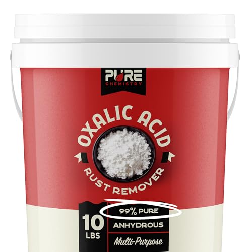 Ecoxall Oxalic Acid Fine Powder, 99% Pure, 10.1 lbs (160 oz), Pack of 1 - size: 161.6 Ounce (Pack of 1)