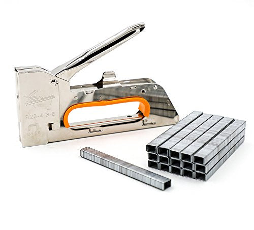 DiER 4/6/8mm Staple Gun Upholstery Tacker Stapler Kit with 4000PCS 6mm Staples