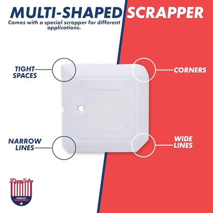 ZippySolve Tile Grout Repair Kit, Refresh Tile, Grout Sealer (8.8oz, Beige) - color: Beige