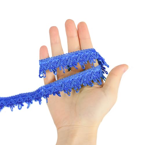 10 Yard Braid Trim 0.98" Wide Basic Fabric Gimp-Navy - color: navy