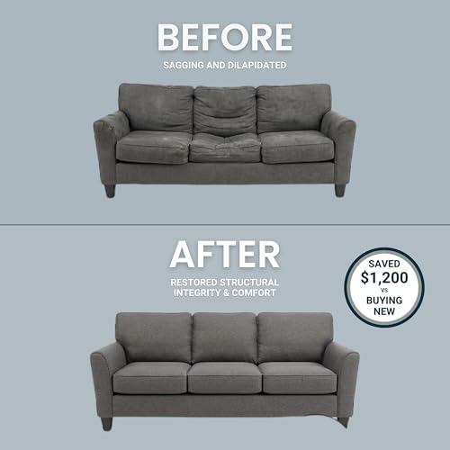 House2Home Zig Zag Spring Upholstery Couch Kit – Heavy Duty 31" 4pk - size: 31" 4-pack Spring Kit