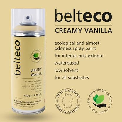 Creamy Vanilla Spray Paint | Water-based Cream Spray Paint - color: Creamy Vanilla, size: 11.29 Ounce (Pack of 1)
