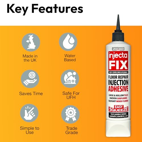 Inject-A-Fix Easy Squeeze Floor and Tile Repair Kit - Loose Tiles (3 Pack) - color: 3
