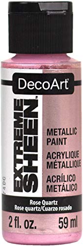 DecoArt EXTREME SHEEN ROSEQUARTZ, Rose Quartz, 2 Fl OZ (Pack of 1) - color: Rose Quartz, size: 2 Fl Oz (Pack of 1)