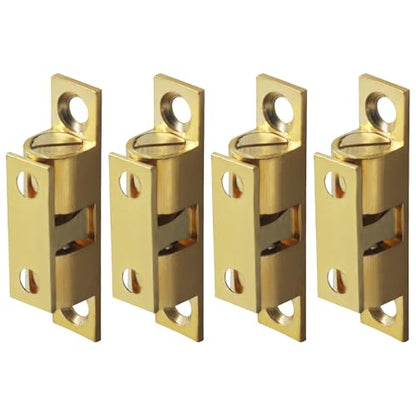 4 Pack Gold Ball Tension Roller Catch Latch, 40x23mm - color: Silver