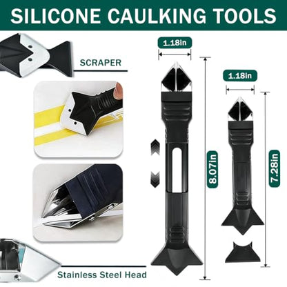 Silicone Caulking Tool 3-in-1 Grout Removal Tool