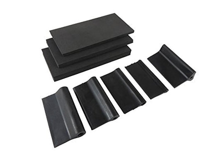 Taytools 204050 8 Piece Set Flexible Contour Sanding Grips with 3 Flexible Foam Pads and 5 Profile Grips for Sanding Convex and Concave Profiles