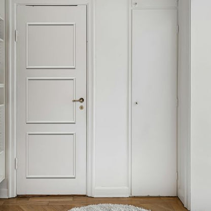 Melkus Peel and Stick Wall Molding Kit, 3 Sets 18“x20" Precut Wainscoting Panels, Self Adhesive Molding Trims for Interior Wall Décor - size: 3 Set/18"x20"