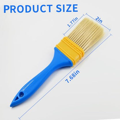 DTDNZKN 3 Pack Paint Brushes Set, Blue