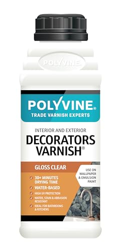 Polyvine Decorator's Varnish Gloss Finish Pint / 500ml