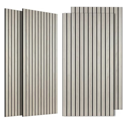 Acoustic Wall Panels,4 Pack 47.2”x23.6”x0.35”, Natural Oak - color: Natural Oak, size: 4 PACK