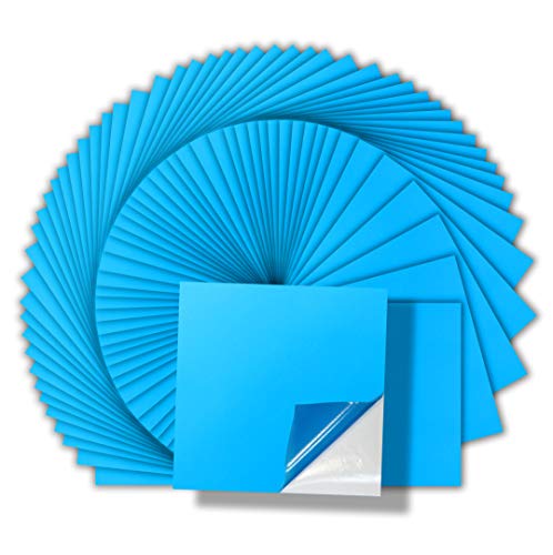 VViViD Blue Stencil Vinyl Masking Film with Anti-Bleed Technology (12" x 12" (55 Sheets)) - size: 12" x 12" (55 Sheets)