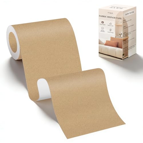 Velvet Repair Tape,4x71 Inch Self-Adhesive Couch Patch Repair Fabric Patch for Furniture,Sofas,Cushion,Chairs,Bags,Suede Goods(Light Brown) - color: Light Brown, size: 4 x 71 inches