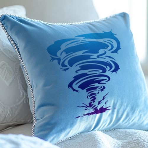 Tornado Wall Stencil for Painting 11.8" x 11.8" Reusable Plastic - style: Tornado