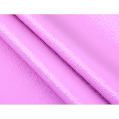 Ramya Faux Leather Sheets Roll 12" X 53"(30cm X 135cm) Upholstery Faux Leather Suitable for Handmade DIY, Earrings, Hair Clips, Sewing Crafts Projects (Light Purple) - color: Light Purple