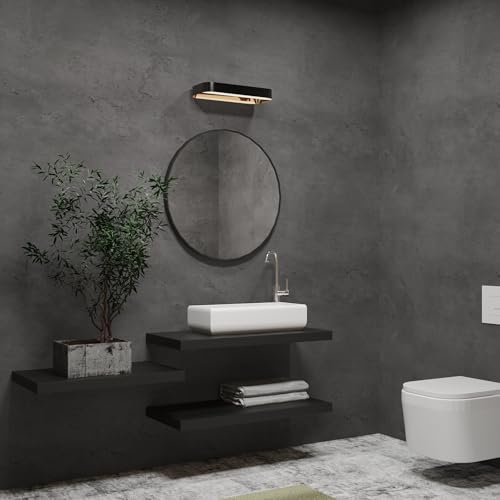 3yecao 16"×1181" 3D Extra Thick Large Size Darker Grey Black Concrete Wallpaper Peel Stick Waterproof Dark Gray Concrete Cement Contact Paper Adhesive Textured Sticker for Bedroom Bathroom Gym Walls - color: Dark Gray, size: 16" x 1181"