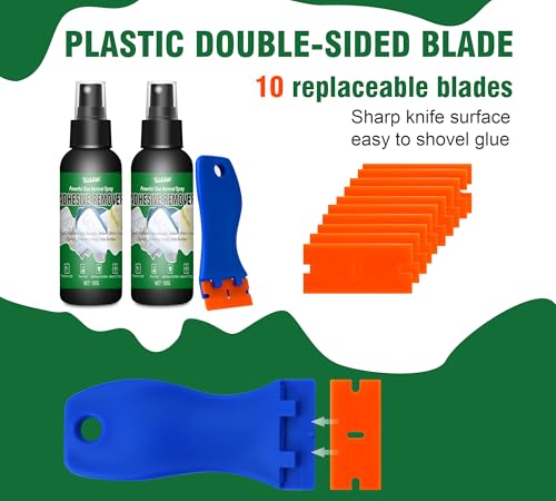 Adhesive Remover Spray, 7oz Sticker Remover with Scraper