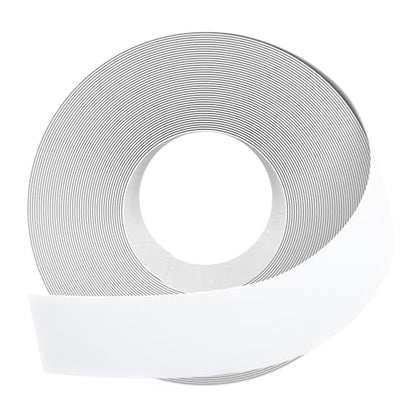 GSCIT Club White Edge Banding, 1 1/2 inch x 25ft Melamine Edge Banding with Hot Melt Adhesive Preglued Cabinet Edge Banding Flexible White Veneer Plywood - color: White, size: 1 1/2"x 25ft