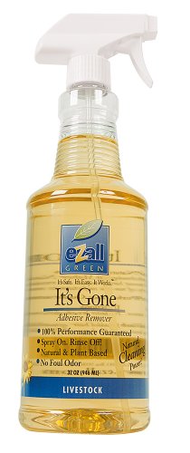 eZall Weaver Leather It's Gone Adhesive Remover, Yellow