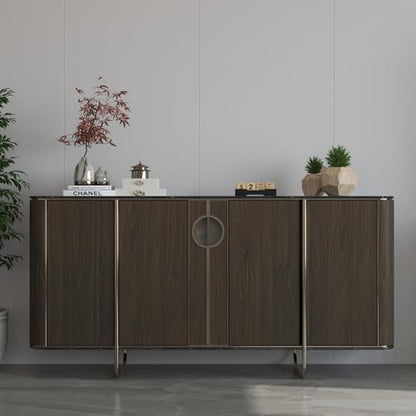 Walnut Contact Paper Dark Brown Wood Peel and Stick Wallpaper Extra Wide Thickened Wood Textured Wood Grain Sticker 48" X 394" - color: Dark Brown, size: 48" x 394"