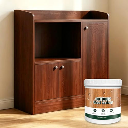 Penetrating Wood Stain and Sealer in One with Polyurethane - 32 oz & Red - color: Red, size: 32 oz