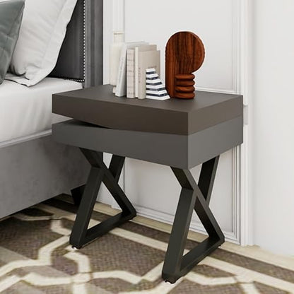 20 Inch Metal Coffee Table Legs for Desk, Benchs, Dining End & Side Table Legs - Heavy Duty- Thickened Material (H20” x W13”, Z Shape) - size: 20 '' Z Shape