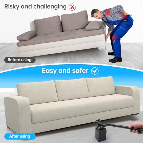 Furniture Lifter Tool, Appliance Lifter, Save 80% Effort, Lift Up to 800 Pounds Heavy Items, Furniture Lifter Jack for Heavy Furniture Appliance, Safely and Easily Lifting Furniture and Appliances - size: 29 IN - 800 LB