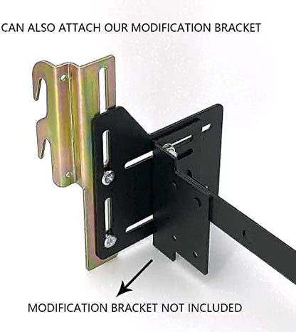 2Pcs #711 Bolt-On to Hook-On Bed Frame Conversion Brackets - color: 2Pcs Bed Frame Hooks