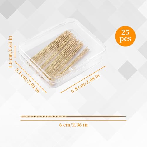 25 PCS 2.5'' Snag Repair Needles Precision Fabric Saver Thread Fixer Tool