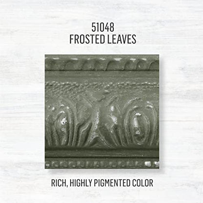 FolkArt Home Décor Chalk Paint, Frosted Leaves 8 fl oz Acrylic Chalk Paint with an Ultra Matte Finish, 51048 - color: Frosted Leaves