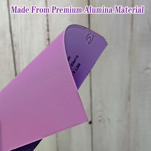 60 Grit Wet Dry Sandpaper, 10pcs 9 x 11 Inch Sanding Sheets - style: Grit 60