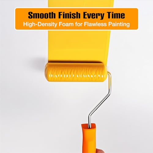 Foam Roller with 30 Paint Brushes