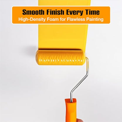 Foam Roller with 3 Paint Rollers