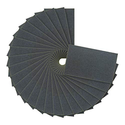 Dura-Gold 5-1/2" x 9" Wet or Dry Sandpaper Sheets, 120 Grit, Box of 15 - size: 120-Grit