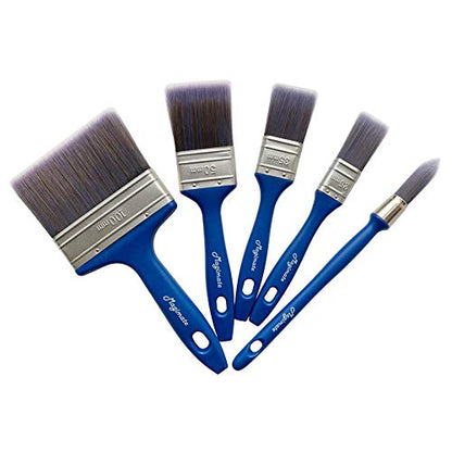 Magimate Paint Brush Set, Large Flat & Small Trim Variety Brushes Pack