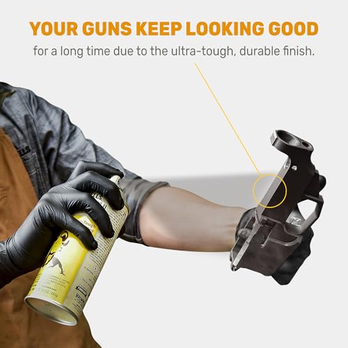 Brownells Aluma-Hyde II Epoxy Based Firearm Finish Spray Coating Protection Paint, Aerosol Can, 12 oz. (340g) Dark Parkerizing Gray - color: Dark Parkerizing Gray