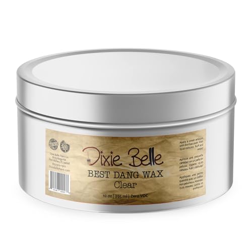 Dixie Belle Paint Company - Best Dang Furniture Wax - Clear (10oz) - color: Clear, size: 10 Ounce (Pack of 1)