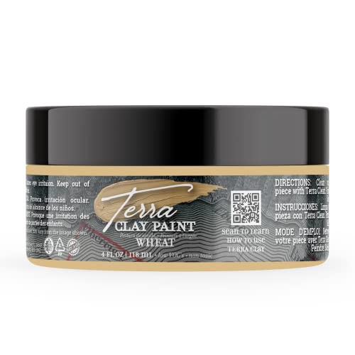 Dixie Belle Paint Company Terra Clay Paint - Wheat (4oz) - color: Wheat, size: 4 Fl Oz (Pack of 1)
