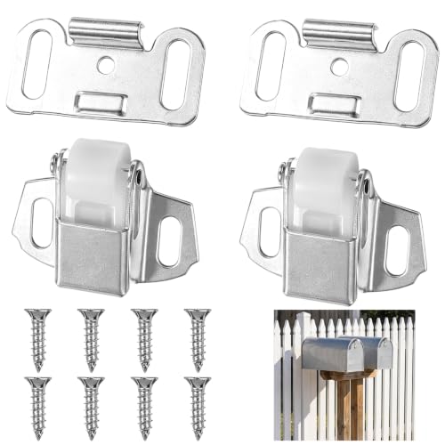 2 Pack Mailbox Replacement Roller Catch Assembly with Screws