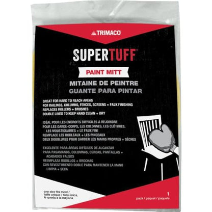 Trimaco SuperTuff Painter's Mitt with thumb , White|whites - 10901 - size: Paint Mitt, 1-Count, style: SuperTuff Painter's Mitt with Thumb