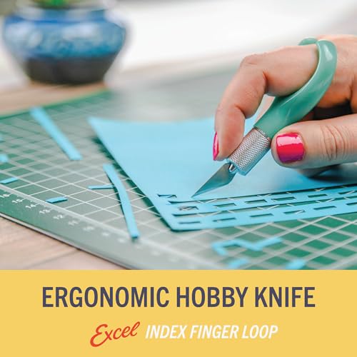 K71 Fingertip Craft Knife, 7-Inch Ergonomic, Finger Loop, Pink - color: Pink