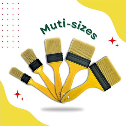 Not Chip Brush Set 4 inch 20 Pack, Never Lose Bristles - size: 4 inch, 20 pcs