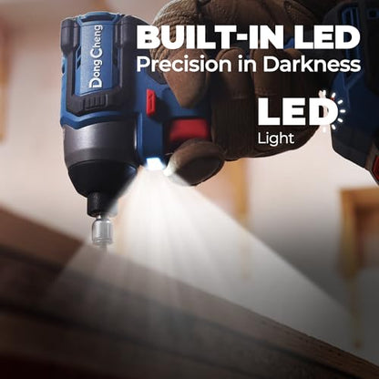 Dong Cheng 20V Brushless Impact Driver,1460 in-lbs(1X2.0Ah)
